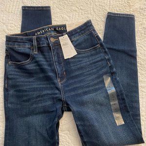 NWT American Eagle The Dream Jean Blue Plunge Size 2 Short